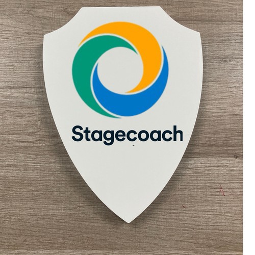 Stagecoach bus wall - wall, plaque